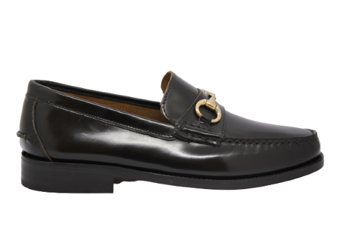 Mocassino Spazzolato Nero
